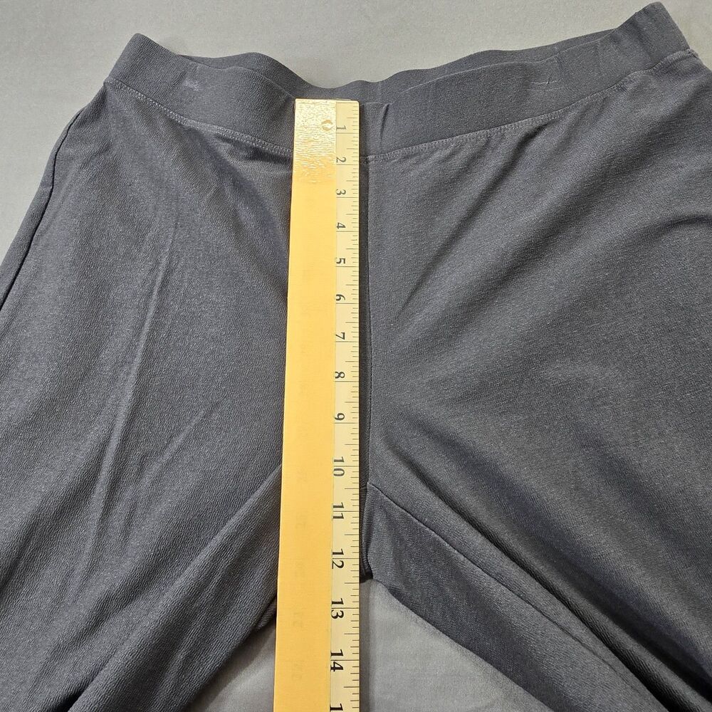 Eileen Fisher Womens Viscose Crepe Knit Pants Pull On Wide Leg Size Large - Picture 4 of 11